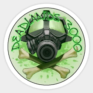 Deadlands 3000 round logo #2 Sticker